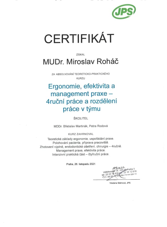 Ergonomie v stomatologii