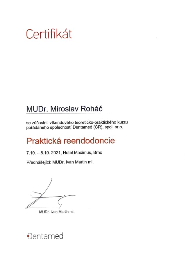 Praktická reendodoncie
